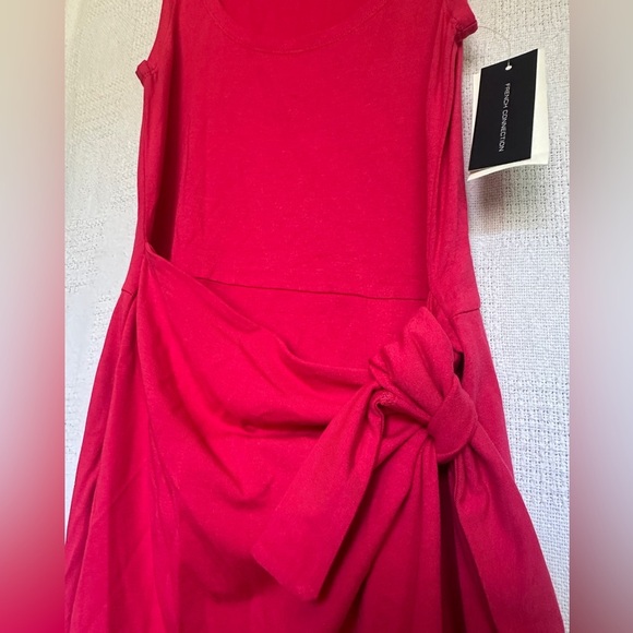 French Connection Vibrant Pink Wrapped Dress - Picture 4 of 9